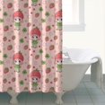 thumbnail image 4 of Strawberry Princess Pattern Shower Curtain 84"x72" ,Bathroom Decorative Shower Curtains Set with 12 Hooks,Modern Waterproof Washable Shower Curtain, 4 of 6