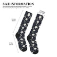 thumbnail image 4 of Sikiie Lilies Flowers 1 Pairs Compression Socks for Men and Women 15-20 mmHg Running Support Socks, 4 of 7
