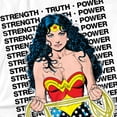 thumbnail image 3 of Wonder Woman Your First Women's Boxy Cropped T-Shirt Casual Graphic Tee, 3 of 6