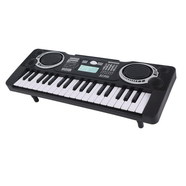 37 Keys Portable Electronic Digital Piano for Kids Educational Musical Instrument Toy Black