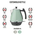 HADEN Cotswold 1.7 Liter Stainless Steel Body Retro Electric Kettle