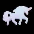 thumbnail image 3 of 200 pc Resin Cabochons with Glitter Powder Imitation Jelly Unicorn Mixed Color 22x32x5.5mm, 3 of 3