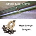 thumbnail image 5 of Bibana 10x20 Feet Carport Replacement Top Canopy Cover with Fabric Pole Skirts and Accessories for Car Garage Shelter Tent, Dark Grey(Only Top Cover), 5 of 6