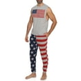 thumbnail image 4 of Prestigez Mens Tank Top American Flag T-Shirt Adult Loungewear, Size: Small, 4 of 5