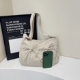 thumbnail image 1 of Bolsa de nylon hombro grande Hobo Crossbody Messenger para mujeres blancas, 1 of 9