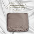 thumbnail image 6 of Sunrise Umbrella 6 Rib Taupe Patio Umbrella Canopy, UV Protection, 6 of 6