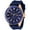 Blue, variant on Aviator Quartz Gold Dial Men's Watch 38405