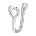 thumbnail image 6 of K-KED Fake Piercing Nostril Clip Fashion Cartilage Earrings Nose Cuff Ring Delicate Jewelry -6, 6 of 9