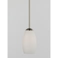 thumbnail image 4 of Maxim 91650SWSN Taylor 1-Light Mini Pendant, Satin Nickel, 4 of 5