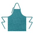 thumbnail image 2 of Teal Christmas Snowflake Apron-Garden Aprons for Women with Pockets-Cotton Linen Waterproof Kitchen Cooking Gardening Aprons Adjustable for Kitchen,Cooking,BBQ and Salon 32"x27", 2 of 7