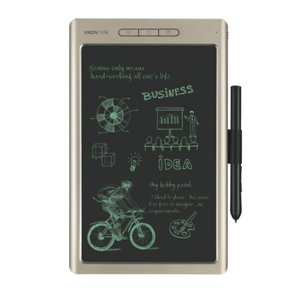 VSON Tablette Graphique Intelligente Tablette de Dessin Numérique 8192 Niveaux Sensibilité à la Pression Transmission de Notes Synchrones Or