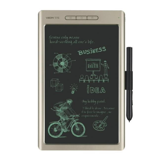 VSON Tablette Graphique Intelligente Tablette de Dessin Numérique 8192 Niveaux Sensibilité à la Pression Transmission de Notes Synchrones Or