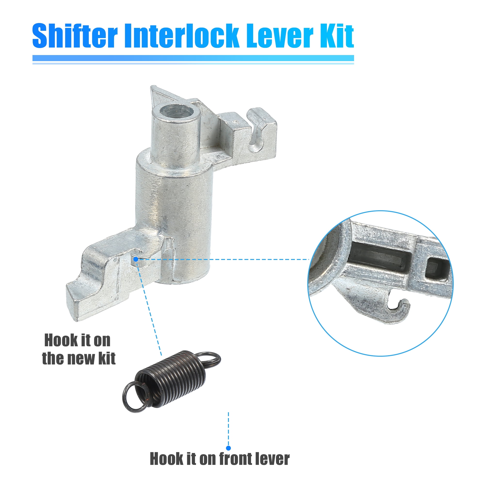 Unique Bargains Transmission Shifter Shift Interlock Latch Kit for Dodge Charger