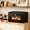 Black, variant on Bread Box for Kitchen Countertop, 14.37"L x 9.25"W x 8.66"H Wooden Breadbox with Acrylic Window, Stackable Vintage Farmhouse Bread Holder for Homemade Food (Black)