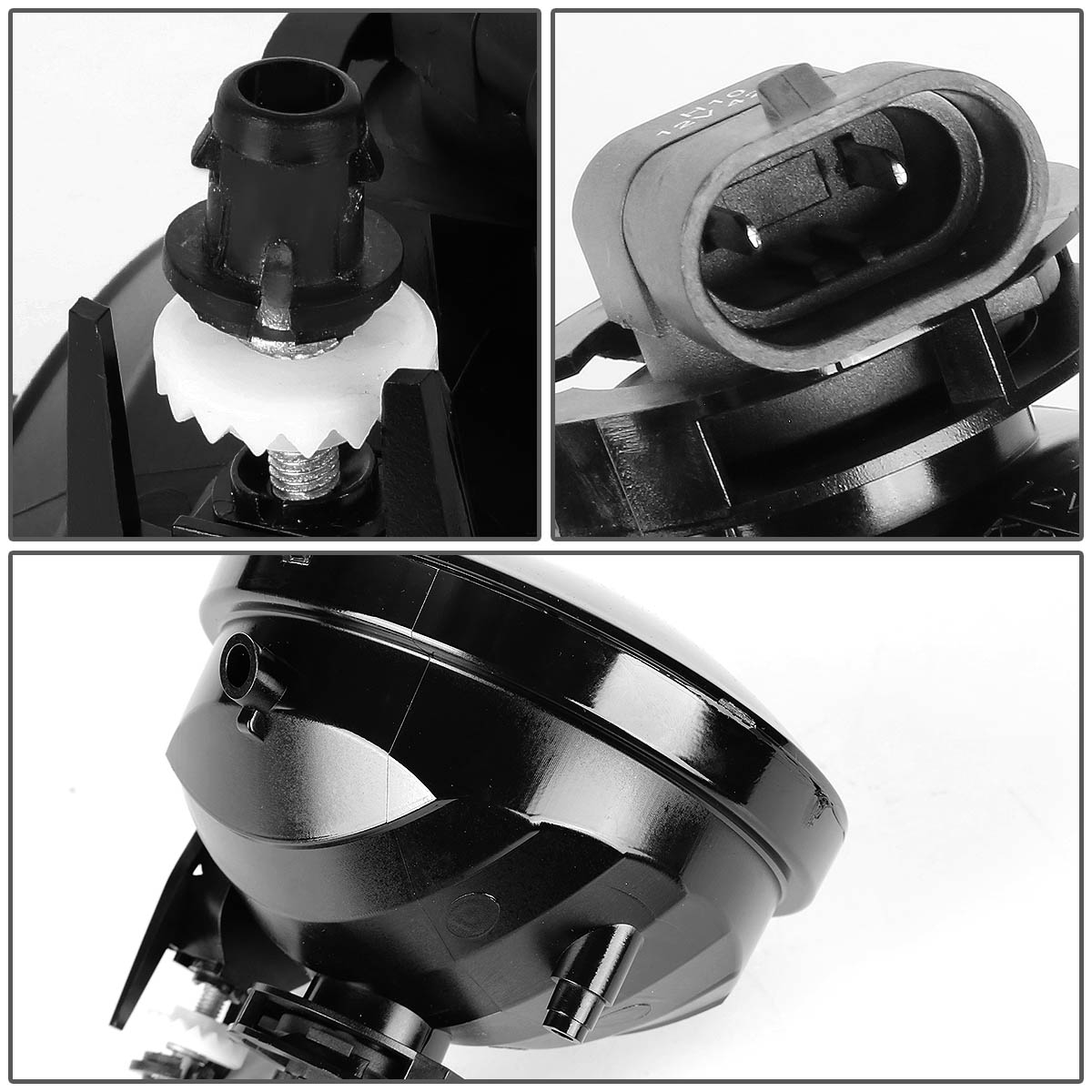 DNA Motoring FL-NS001-SM For 2004 to 2016 Toyota Sequoia Solara Tundra Tacoma Pair Fog Lights Lamps Smoked Lens 05 06 07 08 09 10 11 12 13 14 15