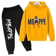 thumbnail image 5 of 2024 Ropa para niños CALIENTE Conjunto de sudadera con capucha para niños más sudadera y pantalones Conjunto deportivo de 2 piezas para niños y niñas Ropa estampada de Mbappé, 5 of 5