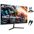 thumbnail image 1 of SANSUI Monitor de 24 Pulgadas con Altavoces, Monitor de computadora USB Tipo C 100Hz FHD 1080P, Monitor de Juegos HDMI DP HDR10 RTS/FPS, Montaje VESA Ajustable de inclinación (ES-24X3 Tipo C y Cable, 1 of 5