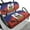 Haiti Flag, variant on Binienty Bat Print Golf Cart Seat Covers Set Non-slip UV Protection Golf Cart Blanket Seat Covers for EZGO Club Car and More 2 Person Seats Golfcarts Halloween Decor