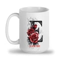 thumbnail image 2 of Custom Monogrammed Coffee Mug with Initial 'E' for Women - Personalized Cup 11oz 15oz, Use Daily at Office or Home, Mother's Day, Father's Day, Birthday Occasions, 2 of 6