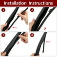 thumbnail image 2 of Unique Bargains 11" Rear Window Windshield Wiper Blade Arm Set for Ford Escape 2014 - 2019, 2 of 5