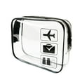 thumbnail image 1 of Sac de Toilette de Voyage Transparent Approuvé Sac Liquide Imperméable Sac de Toilette Transparent Sac de Maquillage de Voyage Sac Cosmétique Portable Transparent Bagage à Main pour Femmes Cubes de Rangement Transparents pour Voyage, 1 of 4