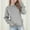 Gray, variant on SERTG Boys Girls Kids Solid Color Round Neck Pullover Long Sleeve Casual Everyday Outerwear Spring Fall Comfortable Tops for Children(Gray,7 Years)