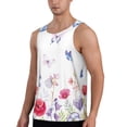 thumbnail image 2 of Salouo Meadow flowers with butterfly for Men's Tank Tops,Sleeveless Muscle Shirts for Men Quick Dry Workout Tank Top Gym Muscle Tee Fitness Bodybuilding Sleeveless T Shirt-X-Large, 2 of 7