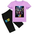 thumbnail image 4 of Bzdaisy Teen Titans GO Short Sleeve T-Shirt Shorts Set - Fun and Colorful Cartoon Print Clothing for Boys and Girls Aged 3-12, 4 of 5