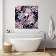 thumbnail image 5 of Wall Art Prints, Halloween Skull Framed Canvas Prints for Bedroom Living Room Bathroom Office, Vintage Colorful Rose Floral Wildflower Gallery Wrap Wall Art Poster for Gifts Home Decor 20"x20", 5 of 9