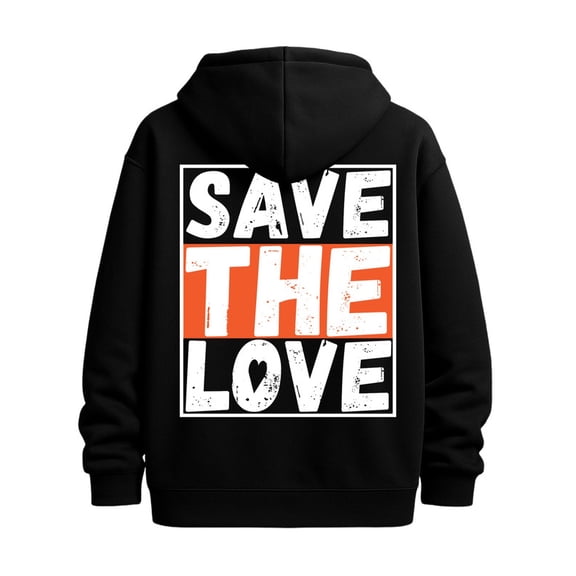 Save The Love graphic hoodies lover men polyester black Sweatshirt Streetwear For Winter Fall, As Gifts vintage taylor Unique Design Unisex Shirt Printed tshirts