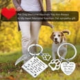 thumbnail image 4 of Oubaka Pet Memorial Keychain Gift - When Tomorrow Starts Without me Remembrance Keychain Pet Loss Sympathy Keychain Memorial Gift for Pet Owner Pet Lover, 4 of 4