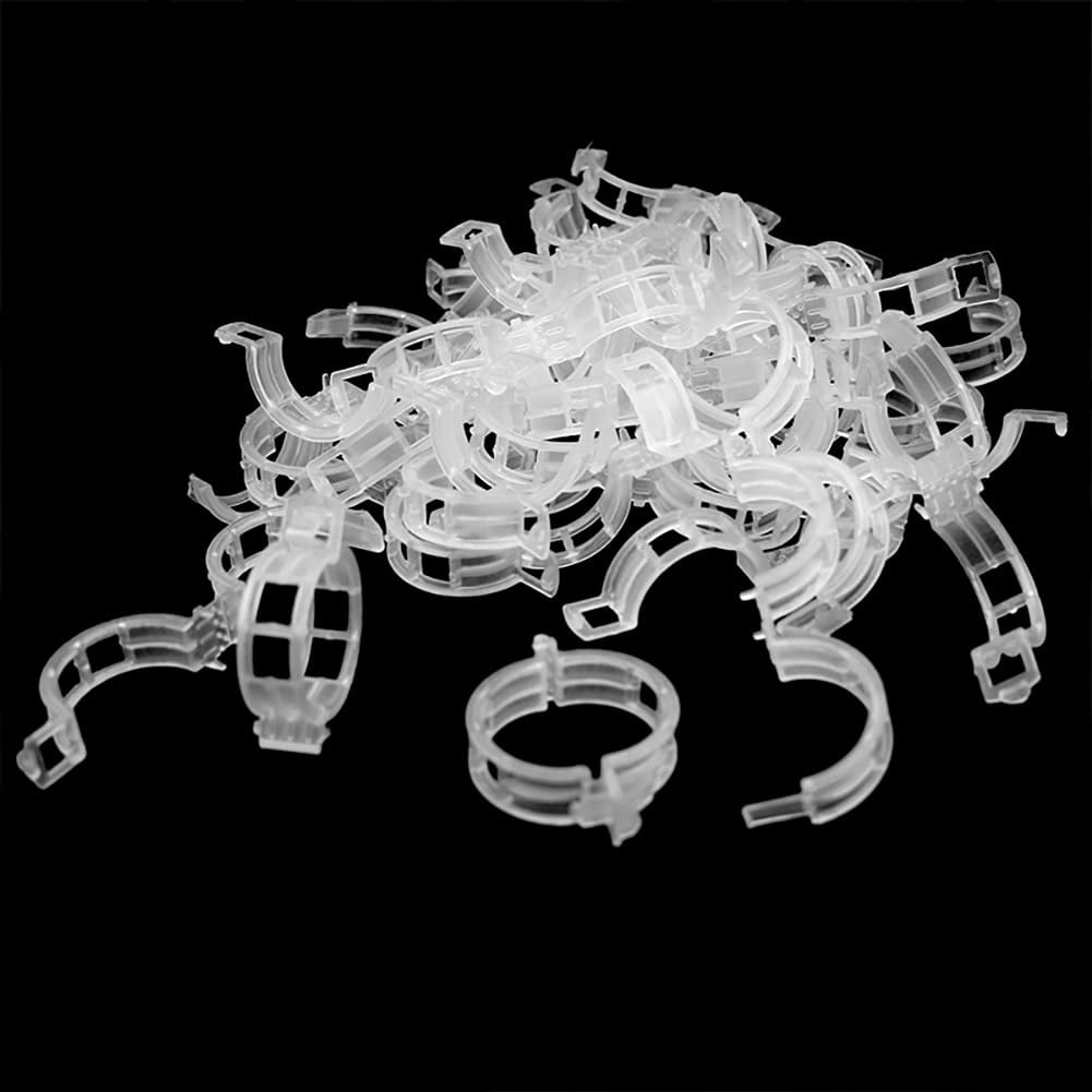 100PCS Plant Support Garden Clips Tomato Clips Supports/Connects Plants ...