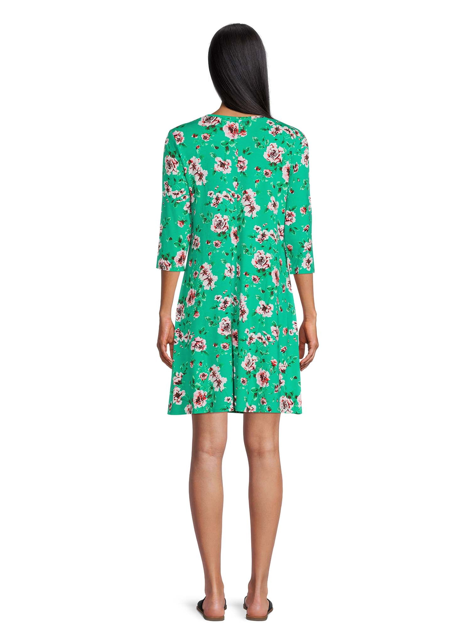 The Pioneer Woman 3/4 Sleeve Knit Dress, Women's