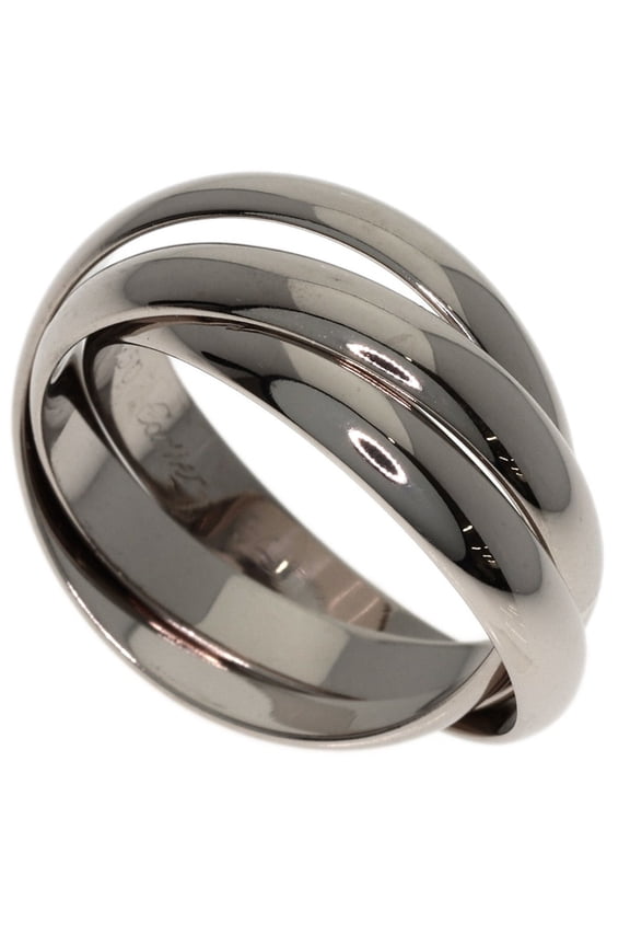 Pre-Owned Cartier Trinity #54 Ring, 18K White Gold, Women's, CARTIER
