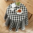 thumbnail image 3 of Country Farmhouse Plaid Buffalo Check Stain & Spill Proof Fabric Tablecloths - Assorted Colors & Sizes, 3 of 3