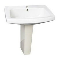 BarclayGalaxy 28" Ped Lav - White