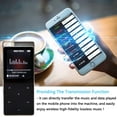 thumbnail image 3 of MP3 Player Bluetooth Music Player 64GB Portable MP3 Player with Speaker high Fidelity Lossless Sound Quality mp3 FM Radio Recording e-Book 1.8 inch Screen MP3 Player Support, 3 of 7