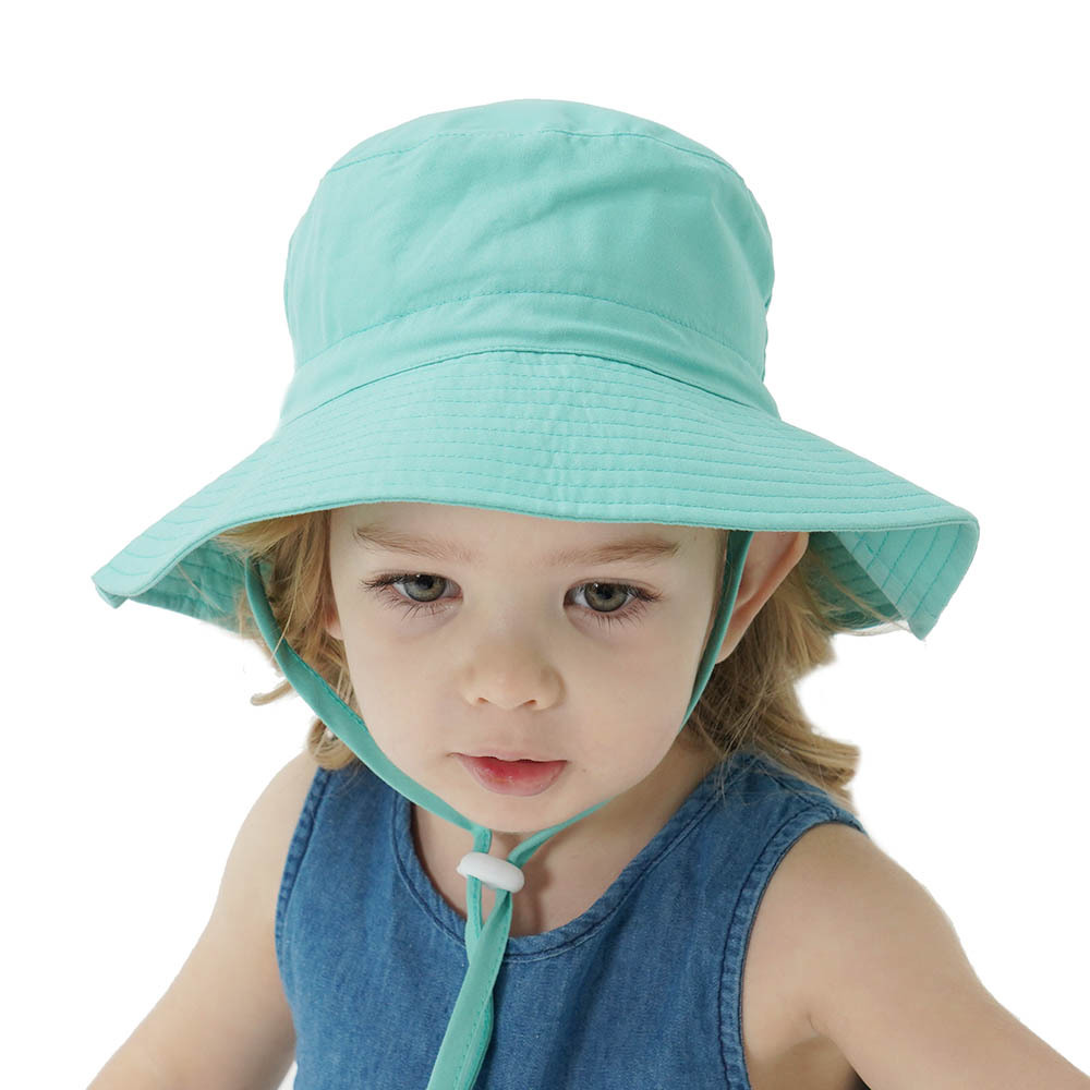 Baby Sun Hat Summer Beach UPF 50+ Sun Protection Baby Boy Hats Toddler Sun Hats Cap for Baby Girl Kid Bucket Hat - image 3 of 3