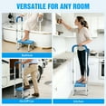 thumbnail image 3 of Step Stool with Adjustable Handle, Non-Slip Heavy Duty Step Stool for Elderly Holds 350 lbs, for Kitchen, Bathroom, Bedroom, Blue, Steel, 3 of 8