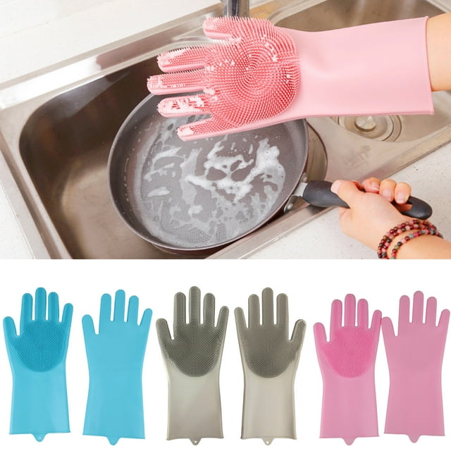 SCZ Guantes Guantes de limpieza de cocina Hogar Impermeable Lavado de platos