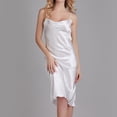 thumbnail image 2 of Sngxgn Women's Nightgowns Long Sleeveless Night gown with Pockets Soft Ladies Nightdress(White,M), 2 of 7