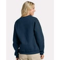 thumbnail image 3 of JERZEES C12MR Rugged Crewneck Sweatshirt-Washed Navy-3XL, 3 of 6