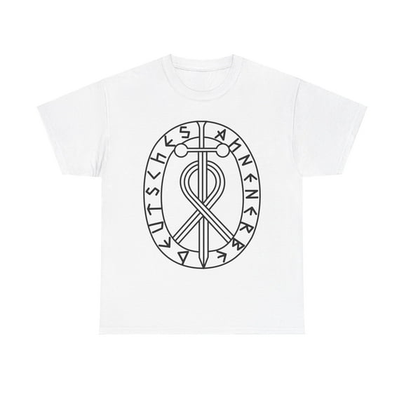 Ahnenerbe Pagan Runes Sword Norse Nordic WW2 German Younger Futhark Shirt