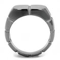 thumbnail image 3 of Luxe Jewelry Designs Ion Plated Light Black Stainless Steel Men's Ring - Size 13 (Pack of 2), 3 of 4