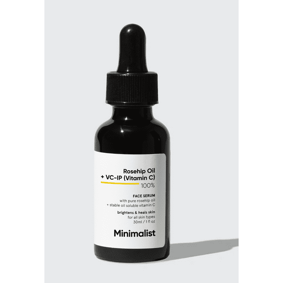 Minimalist Rosehip oil + VC-IP (Vitamin C) 100% 30ml