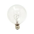 thumbnail image 2 of GE Incandescent Light Bulbs, 25 Watt, G16.5 Globe Bulbs, Small Base, 2pk, 2 of 7