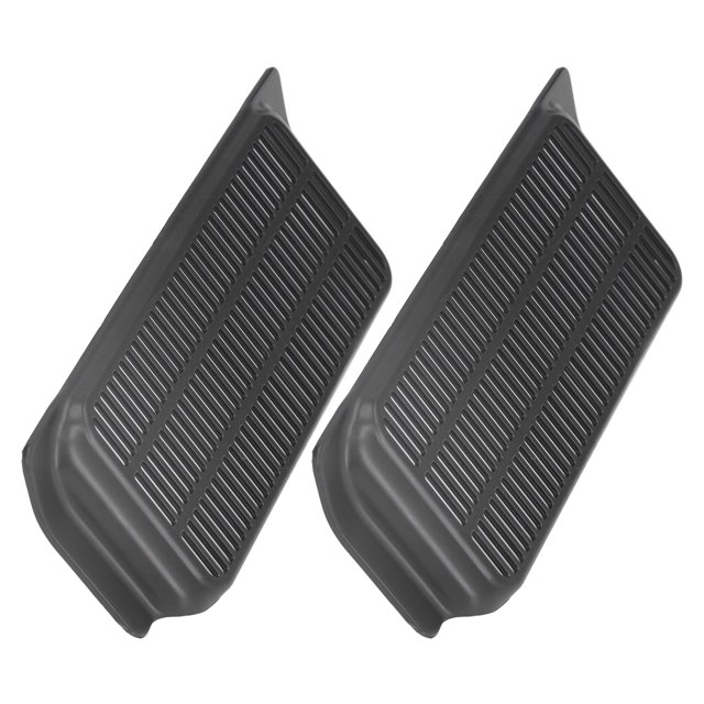 Rejilla De Salida De Aire Acondicionado Para Asiento Trasero, Resistente Cubierta De Ventilación De Aire Para Asiento Trasero, Color Negro Mate, 2 Piezas Para Reemplazo De OTVIAP Backseat Air Flow Vent Cover