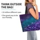 thumbnail image 2 of Balery Purple and Green Glitter Bolsa Tote Estilo Estético con Cremalleras, Bolsa de Hombro, Bolsa de Compras Grande y Plegable, 2 of 8