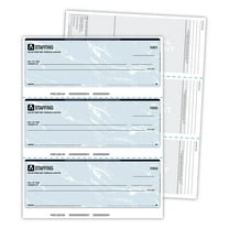 Blanks USA Kan't Kopy 8 1/2 x 11 60 lbs. Security Check Void Blue 1500/Pack SC450BL