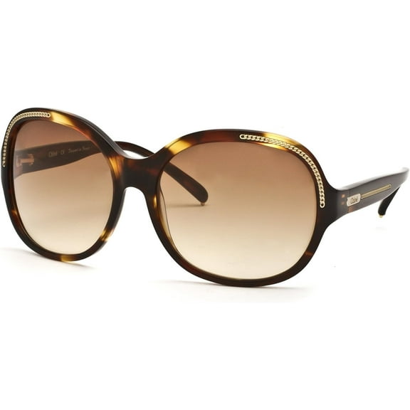 Chloe Sunglasses CL2210 C02 60mm Havana / Brown Gradient Lens
